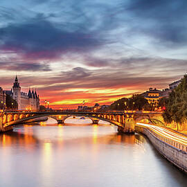 The Quai Seine in Paris by Serge Ramelli