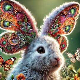 The Rabbit with Wings of Wonder by Bill And Linda Tiepelman