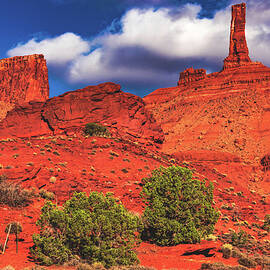 The Rectory and Castleton Tower 2, Utah by Abbie Matthews