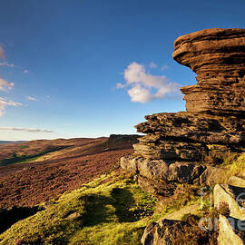 The Salt Cellar Rock Formation, Derwent Edge, Peak District, England by Neale And Judith Clark