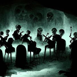 The Skeleton Orchestra, 03 by AM FineArtPrints