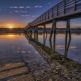 The Sun is Shining at Footbridge by Penny Polakoff