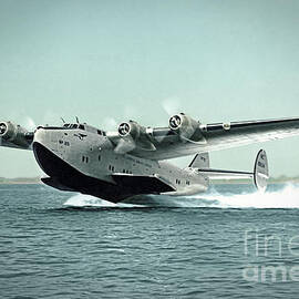 The Take off Boeing B-314 by Franchi Torres