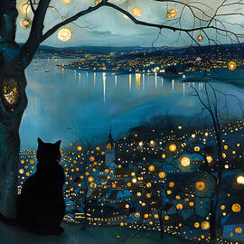 The Watcher Art Print by Kaoru Yamada - Kaoru Yamada