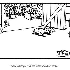 The Whole Nativity Scene by Bruce Eric Kaplan