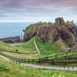 The Winding Path, Dunnottar Castle, Scotland by Adrian Hendroff