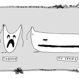 Theater Masks by Liana Finck