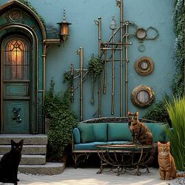 These Cats Are Judging You, I Do Not Know Why, But I Bet You Do by Eris And AI