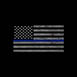Thin Blue Line US Flag by Flippin Sweet Gear