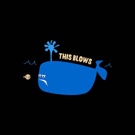 This Blows Funny Whale Blowfish by Flippin Sweet Gear