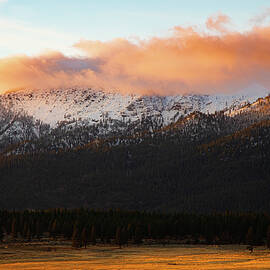 Thompson Peak Morn - Majestic Lassen County November View by Mike Lee