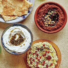 Three Lebanese Dips by Alex Lau