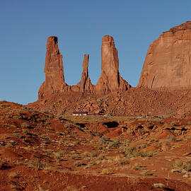 Three Sisters Monument Valley Light by Robert Niemeier