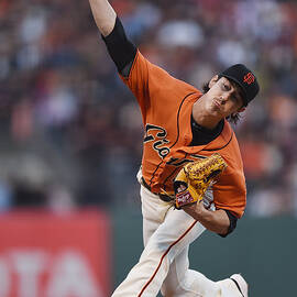Tim Lincecum by Thearon W. Henderson