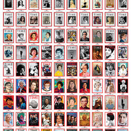 TIME 100 Women of the Year Poster -  For artist credits visit time.com/100-women-of-the-year by various artists
