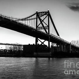 Toledo Anthony Wayne Bridge in Black and White by Paul Velgos