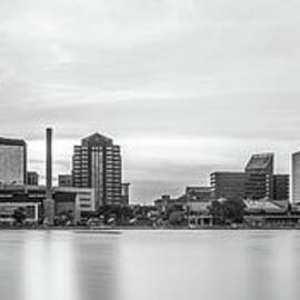 Toledo Skyline Black and White Panoramia by Paul Velgos