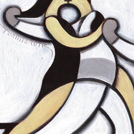 Tommervik Abstract Ballroom Dancers  by Tommervik