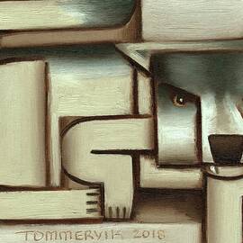 Tommervik Lone Wolf Art Print by Tommervik