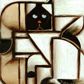 Tommervik Siamese Cat Call Art Print by Tommervik