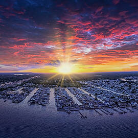 Toms River Sunset by Susan Candelario