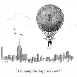 Too Many Tote Bags by Will McPhail