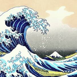 The Great Wave off Kanagawa - 1831 - Digital Remastered by Katsushika Hokusai