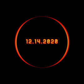 Total Solar Eclipse Winter December 14 2020 by Flippin Sweet Gear