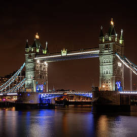Tower Bridge At Night by Joanne Eastope