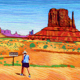 Trail To West Mitten by Rod Whyte