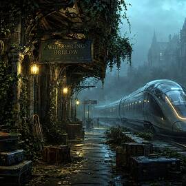 Train at Whispering Hollow by David Manlove
