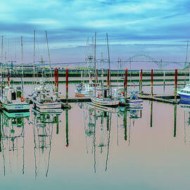 Tranquil Marina at Dawn by Bruce Block