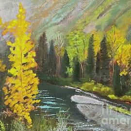 Tranquil River in Alaska.  by Jan Dappen