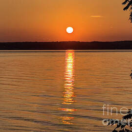 Tranquil Sunrise Over Water by William Norton