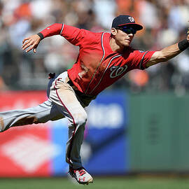Trea Turner and Conor Gillaspie by Thearon W. Henderson