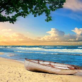 Tree Swing and a Rowboat by David Manlove