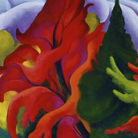 Trees in Autumn, 1920-1921 by Georgia O'Keeffe