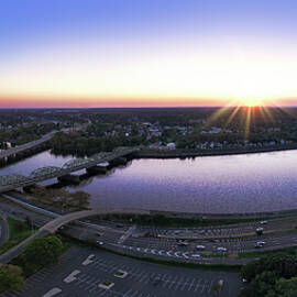 Trenton Bridge Pano NJ by Susan Candelario