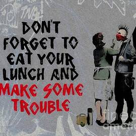 Trouble by Banksy