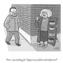 Tupperware Filled With Leftovers by Ellis Rosen