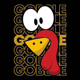 Turkey Face Gobble Gobble by Flippin Sweet Gear