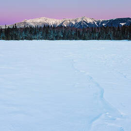 Twilight on Lonesome Lake. by Jeff Sinon