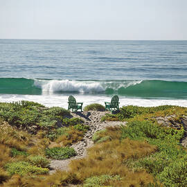 Two Chairs on the Beach in Malibu by David O Marlow