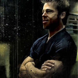 Tyler Durden Delivers His Speech - Fight Club Art Print by Joseph