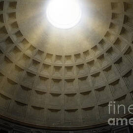 Under the Dome of Pantheon - Rome Italy by Stefano Senise