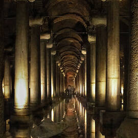 Underground Basilica Cistern by Rebecca Herranen