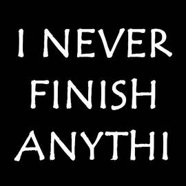 Unfinished White Text by Richard Reeve