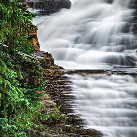Upper Provo River Falls Steps, Utah - Vertical by Abbie Matthews