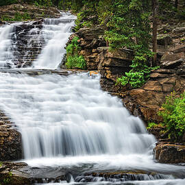 Upper Provo River Falls, Utah by Abbie Matthews