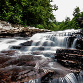 Upper Swallow falls close up by Flees Photos